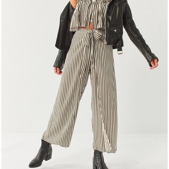 Faithfull the Brand Pants - FAITHFULL Co-ord Wide Leg Striped Pants